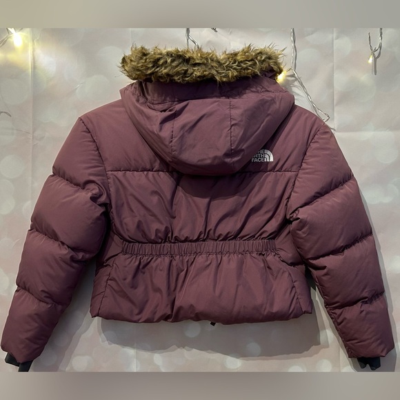 The North Face Dealio Girl’s 6 Purple Puffer Coat 550 - Picture 3 of 10